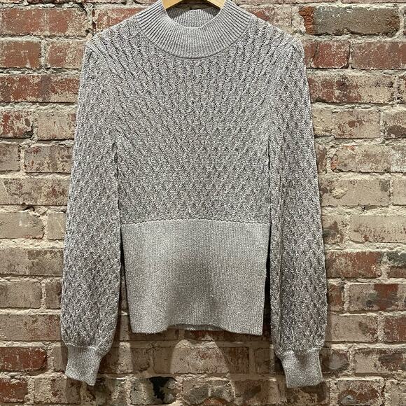 NICHOLAS Mockneck Renata Pullover Sweater Size Large - Picture 4 of 14